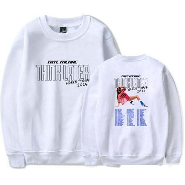 Tate McRae Think Later World Tour Sweatshirt #1 - Image 2